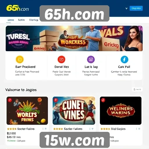 Exploração de eventos e promoções no 65h.com